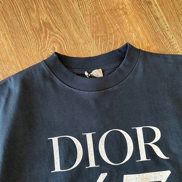 お洒落ディオール 1947 スラブ コットン tシャツ パチモン deu10989